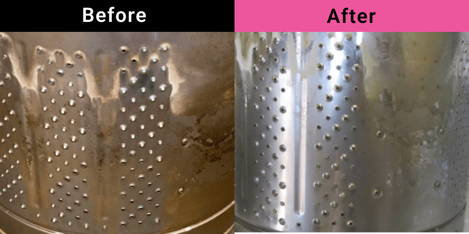 洗濯槽のビフォーアフター